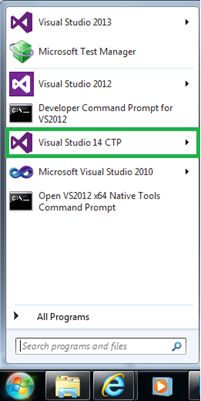 Visual Studio IDEs